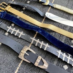 Lot of assortment belts